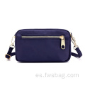 Fashion Women Small Pocket Mini Bolsas de hombro Bolsas de teléfono móvil Bolsa de mensajería